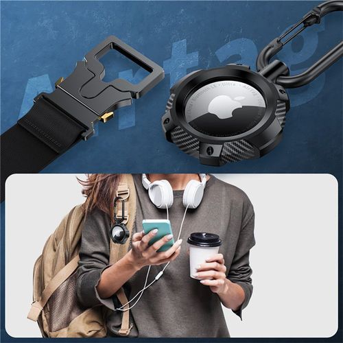 TECH-PROTECT TPUCARBON APPLE AIRTAG BLACK na Arena.pl