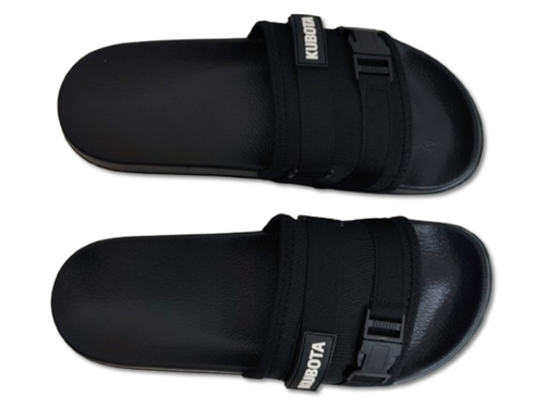 Klapki Kubota z klamrą i rzepem - Rozmiar 42 - Czarne na Arena.pl