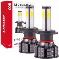 ŻARÓWKI LED H7 4xCOB 4side 12V/24V 6500K LEDY AMiO