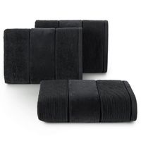 Ręcznik Emma 30x50 cm czarny bawełna frotte 500 g/m²