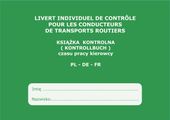 Książka czasu pracy kierowcy PL - DE - FR - 30 szt.