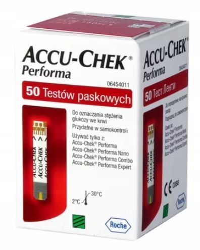 ACCU-CHEK PERFORMA 50 PASKÓW TESTOWYCH zdjęcie 1