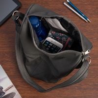 Szary Plecak damski skórzany torebka 2w1 Beltimore 019