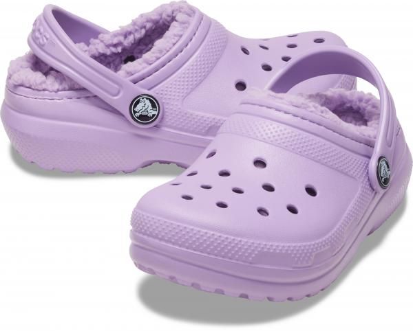 Dziecięce Ocieplane Buty Klapki Chodaki Crocs Classic Lined Clog 27-28 zdjęcie 2