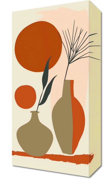 Obraz 20x40cm Wazy w Czerwieni zdjęcie 1
