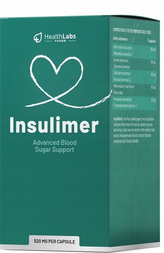 Insulimer - Prawidłowy Poziomu Cukru Naturalne Składniki 30 kapsułek - HLP na Arena.pl