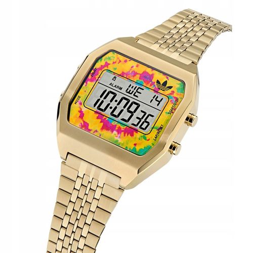 adidas Zegarek Digital Two AOST24559 Złoty na Arena.pl