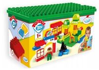 Klocki Toddly ZOO Mochtoys KLOCKI KONSTRUKCYJNE PRAKTYCZNE PUDEŁKO DZIECI 1