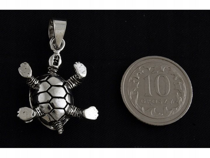 WISIOR RUCHOMY ŻÓŁW ŻÓŁWIK TURTLE w0515 zdjęcie 2