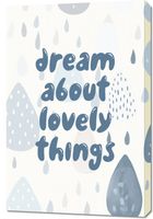 Obraz 60x90cm Wzory dla Dzieci, Dziewczynki i Chłopca - Dream