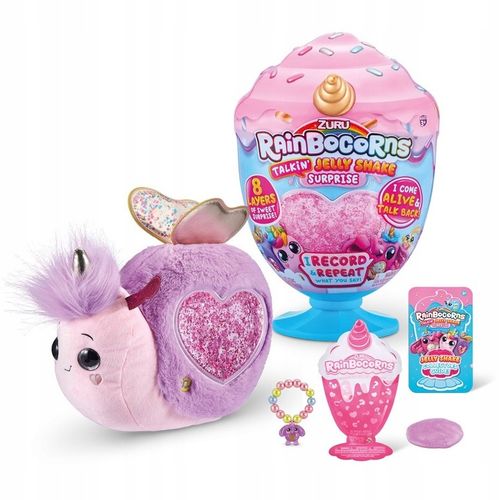 LODOWY PUCHAREK Z MÓWIĄCĄ MASKOTKĄ RAINBOCORNS TALKIN JELLY SHAKE SUPRISE na Arena.pl