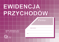 DRUK EWIDENCJA PRZYCHODÓW  R1h