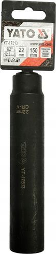 YATO KLUCZ DŁUGA NASADKA DO DEMONTAŻU SONDY LAMBDA 150MM 1/2 22MM YT-17513 na Arena.pl