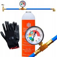 Zestaw do Napełniania Nabijania Klimatyzacji Aut GAZ r134a DUŻA PUSZKA 900g