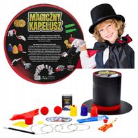 Mały MAGIK magiczny kapelusz 200 SZTUCZEK zestaw iluzjonisty dla dzieci