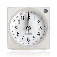 LAVVU Biały budzik radiowo sterowany z funkcją STOP Second Hand - 3 LATA GWARANCJA!