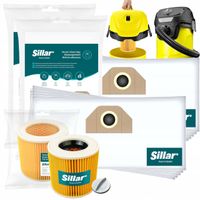 10x WORKI + FILTR DO ODKURZACZA KARCHER WD3.200 WD2 MV3 KWD V12 V-15 V-17