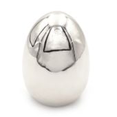 Jajko jajeczko Wielkanocne ceramiczne figurka do stroika 4 cm srebrne
