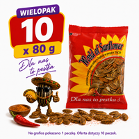 Słonecznik prażony 80g z przyprawą TACO 10szt.