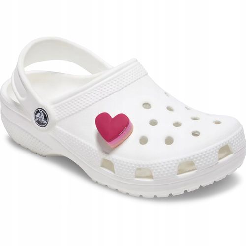 Crocs Przypinki Jibbitz Piny Do Butów Stacked Pink Heart na Arena.pl