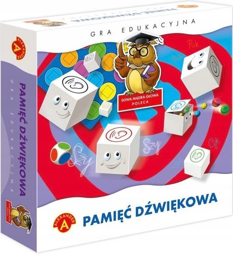 Zestaw Gra edukacyjna PAMIĘĆ DŹWIĘKOWA Alexander LOGOPEDIA, SŁUCH + OŁÓWEK na Arena.pl