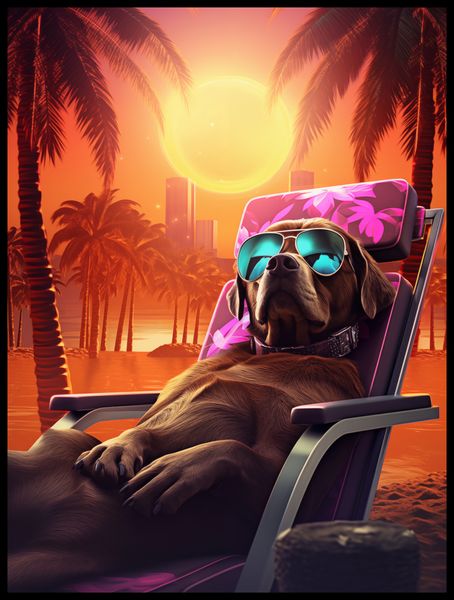 Plakat 60x80cm Lato w Stylu zdjęcie 2