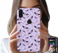 ETUI DO HUAWEI Y7 2019 - MODNE WZORY WIDŁY SERCA KOKARDKI KOKARDA