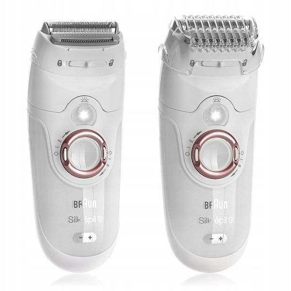 DEPILATOR BRAUN Silk-epil 9 DELUXE FACE PACK Wet&Dry+ GOLARKA + DODATKI 4w1 zdjęcie 13