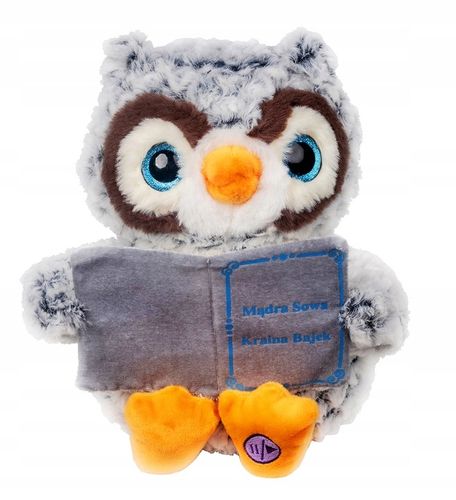 PLUSZOWA SOWA MASKOTKA INTERAKTYWNA MÓWI OPOWIADAJĄCA 3 BAJKI POLSKIE na Arena.pl
