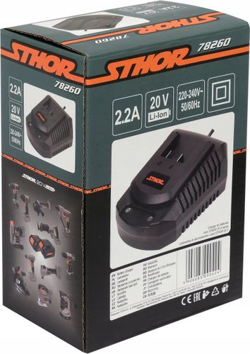 ŁADOWARKA 20V 2A DO AKUMULATORÓW SYSTEMU STHOR 20V na Arena.pl