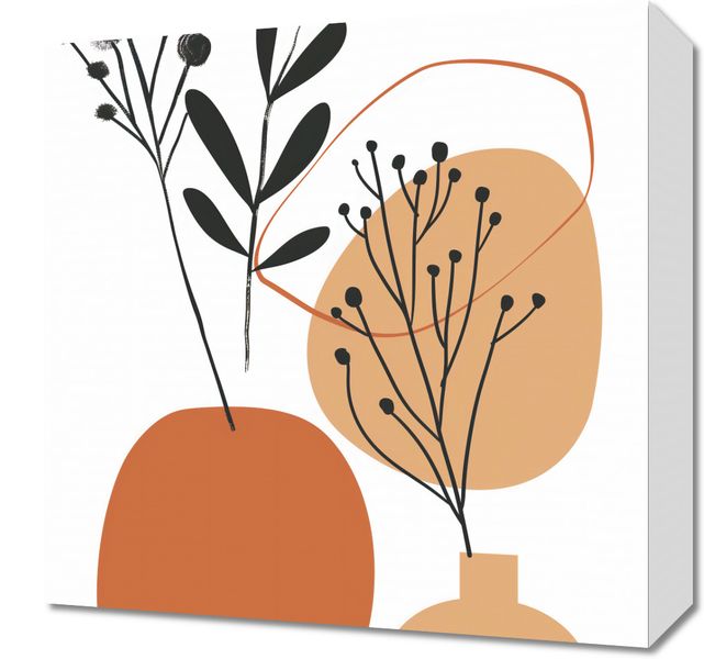 Obraz 40x40cm Botaniczny Pastel zdjęcie 1