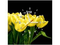 40X40CM ZEGAR ŻÓŁTE TULIPANY- MARK FREETH OBRAZ