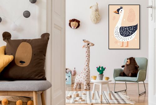 Plakat 60x80cm Wzory dla Dzieci, Dziewczynki Do Pokoju - Królowa na Arena.pl