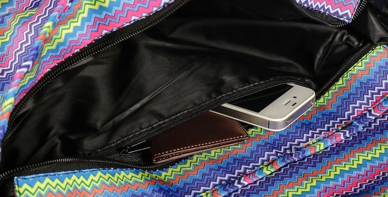 materiałowa torba na laptopa do 15 cali - loren zdjęcie 4