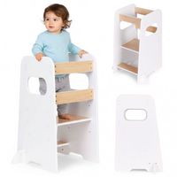 POMOCNIK KUCHENNY ECOTOYS DLA DZIECI STABILNY REGULOWANY