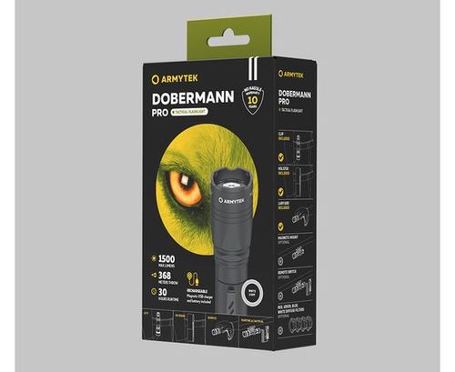 Latarka Armytek Dobermann Pro Magnet USB White na Arena.pl