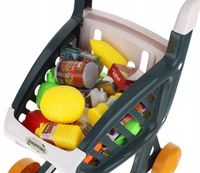 Wózek Koszyk Sklepowy Dla Dzieci Na Zakupy Supermarket Owoce Warzywa