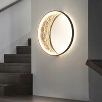 Plafon okrągły dekoracyjny Lampa Led na ścianę Księżyc 40 cm 3D Moon