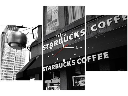 60CM 90 ZEGAR 3 ELEM STARBUCKS MITH HUANG ŚCIENNY na Arena.pl