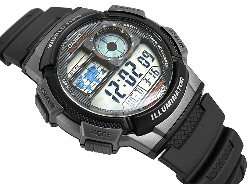 zegarek męski casio ae-1000w-1bvdf + box zdjęcie 2