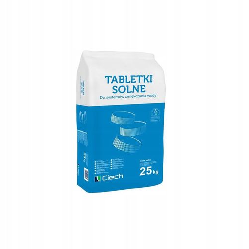Sól w tabletkach do zmiękczaczy wody Ciech 25 kg na Arena.pl