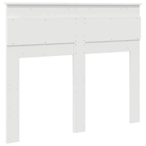 Zagłówek Z zagłówkiem Biały 135 cm Materiał drewnopochodny na Arena.pl