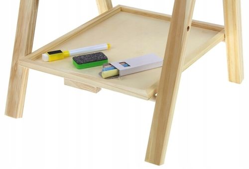 Tablica Drewniana Dwustronna Magnetyczna Kredowa Liczydło + Akcesoria na Arena.pl