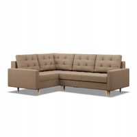 NAROŻNIK ELMA XL CAPPUCCINO BEŻOWY Rogówka KANAPA Rozkładana BONEL