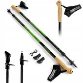 RUBBLE Kije Nordic Walking Składane 105-135 cm