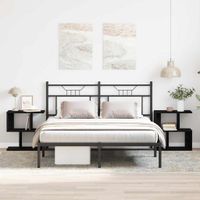 Szafka Nocna 2 pcs Czarny dąb 50 x 30 x 51,5 cm