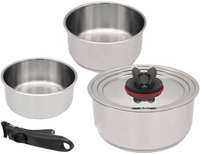 Zestaw rondli ze zdejmowaną rączką 5-ele 1.3L / 1.9L / 2.7L MR-3531-5