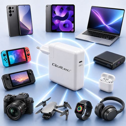 Qoltec ładowarka USB-C PD 96W na Arena.pl