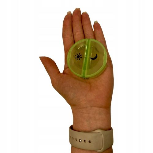 Kasetka pudełko pojemnik tygodniowy na leki Rea Tape cylinder czarny na Arena.pl