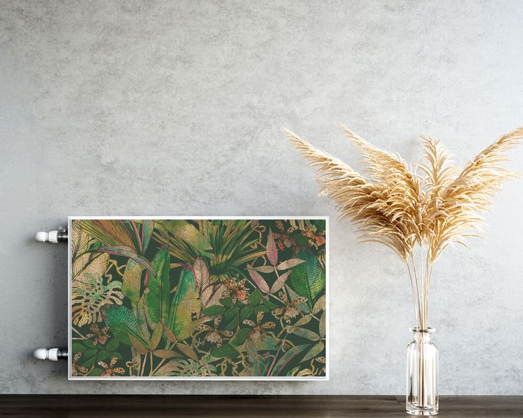 Magnetyczna Osłona Grzejnika TROPIKALNE Liście Natura 80cm x 60cm zdjęcie 5